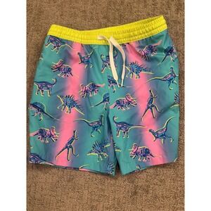 Chubbies Kids M 10/12 Dino Swim Trunks (N1)